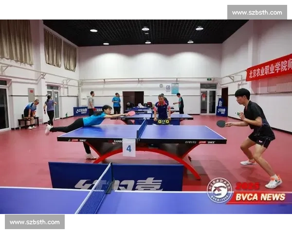 乒乓球比赛中的激情与挑战，赛场上拼搏与友谊的交织与碰撞